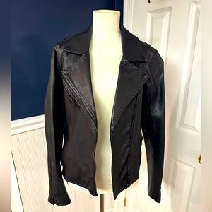 Faux Leather Jacket by Blank NYC Size M